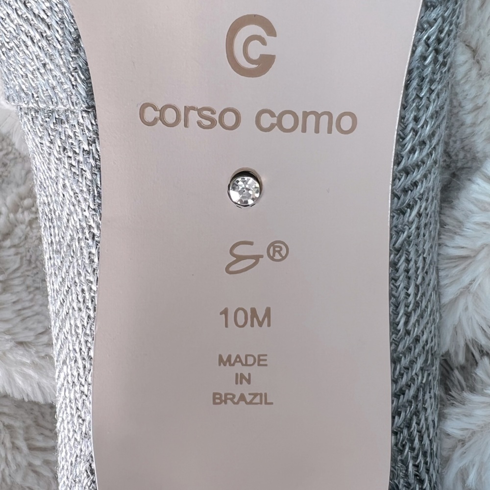 CORSO Como Gray Patterned Wool Stiletto Rounded T… - image 7